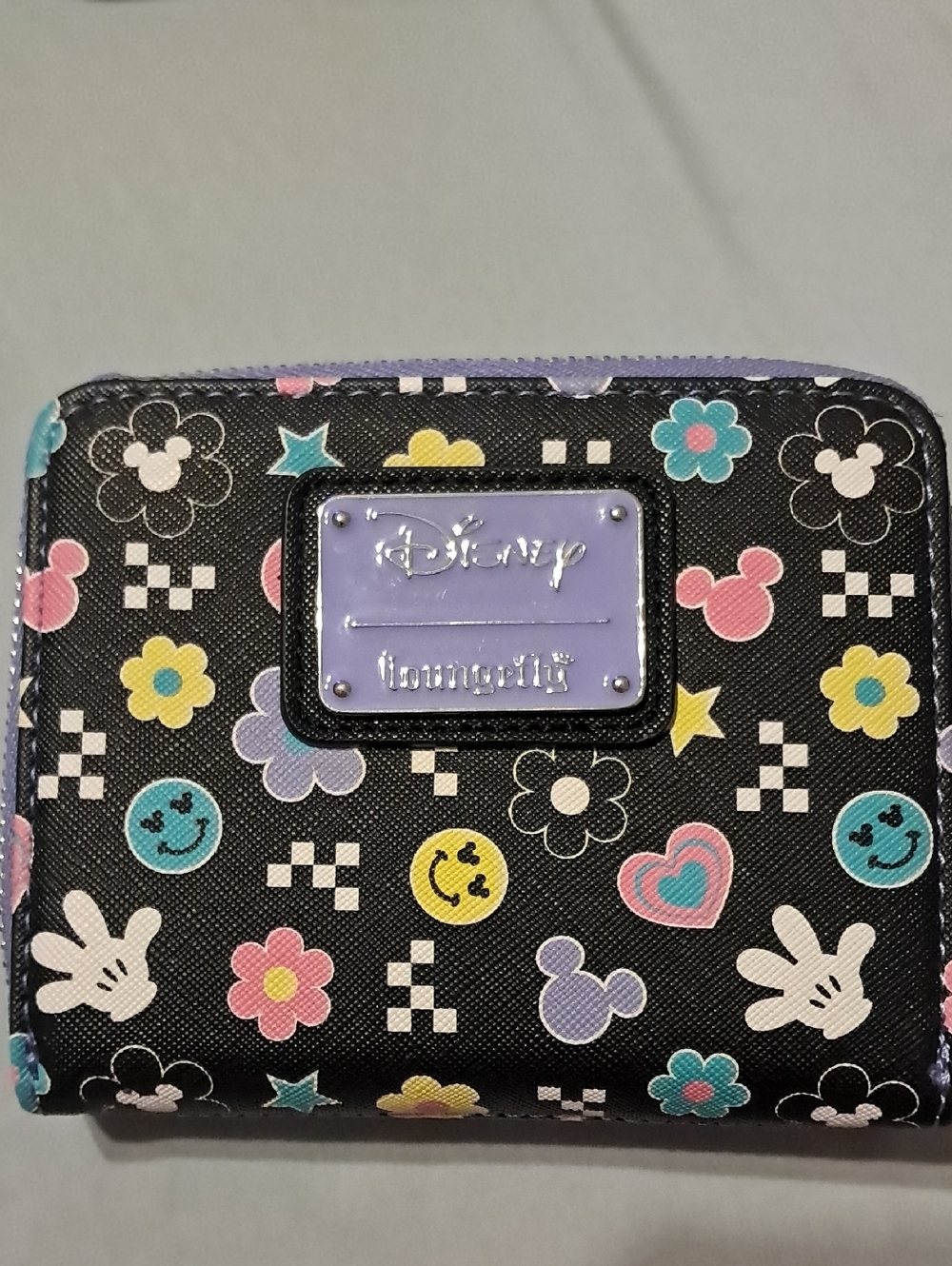 NWT Loungefly Disney Mickey Y2K Flap Wallet - Picture 2 of 3